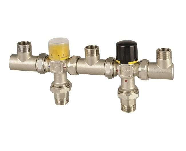 icma kit per integrazione solare termico icma valvole di non ritorno regolazione delle temperatura 30 60 c 34 f taratura deviatore 45c cod s17034 ean 8033324107881