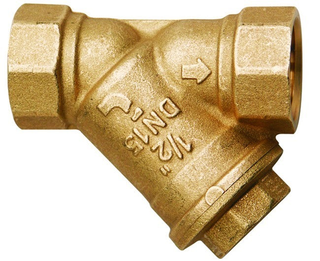 itap filtro ad y itap in ottone attacchi filettati femminafemmina e tappo dispezione 20c 110c modello 1 codice 1921 ean 8023298017514