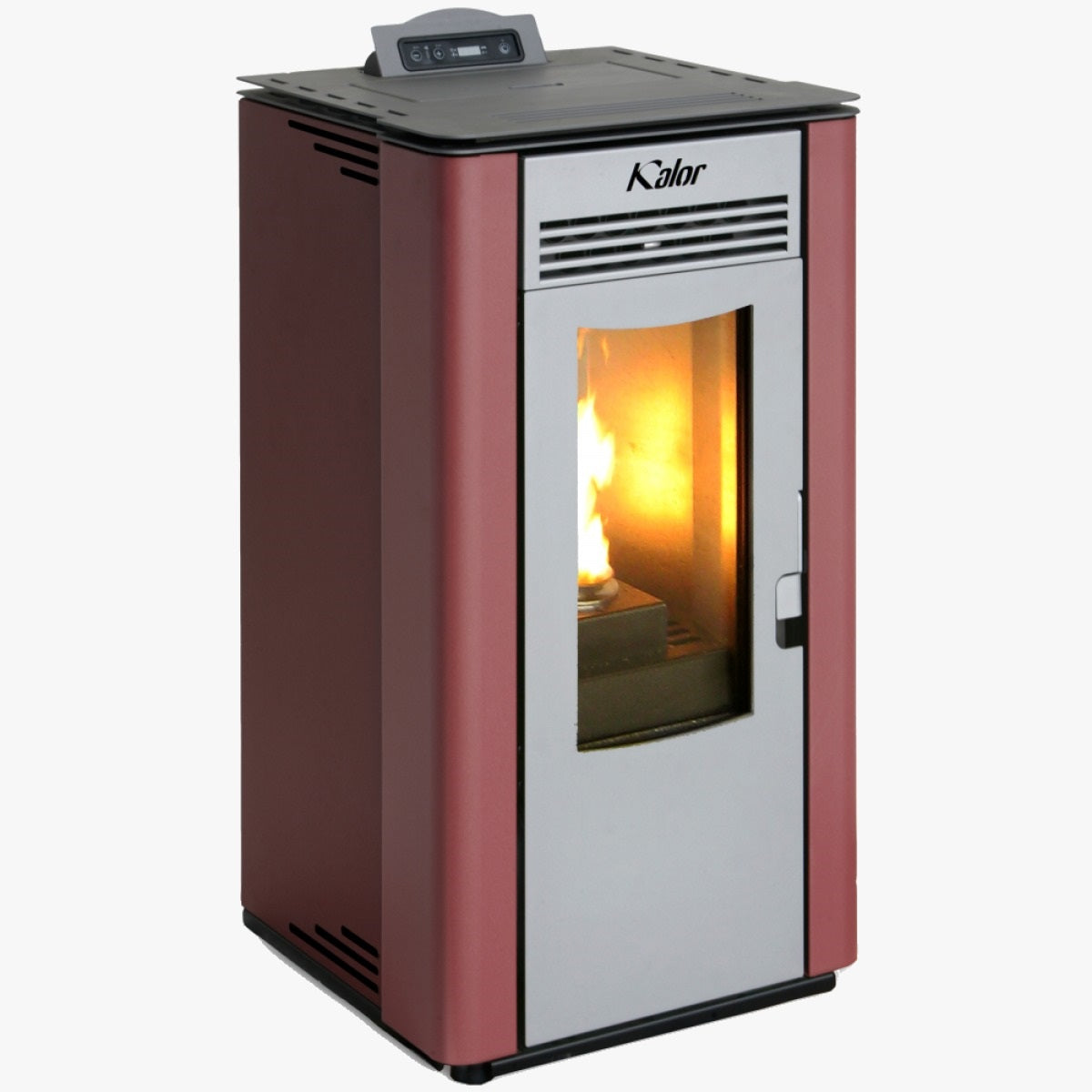 kalor stufa a pellet kalor modello greta 8 6 97 kw in acciaio vari colori disponibili bianca