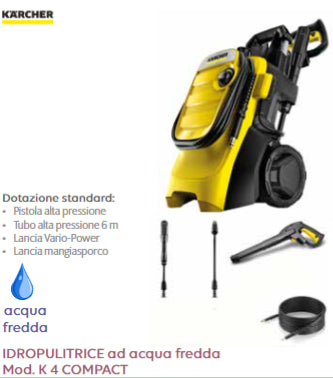 karcher idropulitrice karcher modello k4 compact 98492