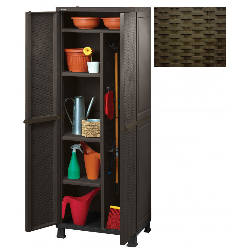 keter armadio keter cm 65x45x177h pscope brownmarrone