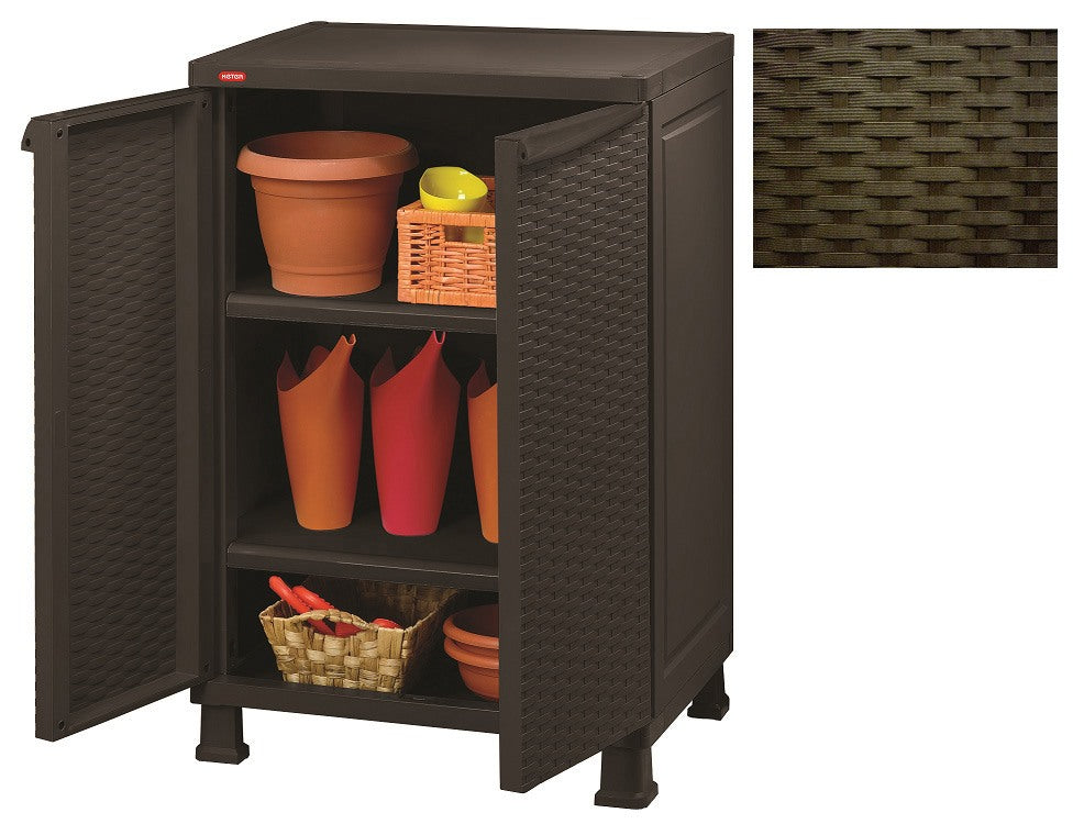 keter armadio keter piccolo cm 65x45x91h tpiani brownmarrone