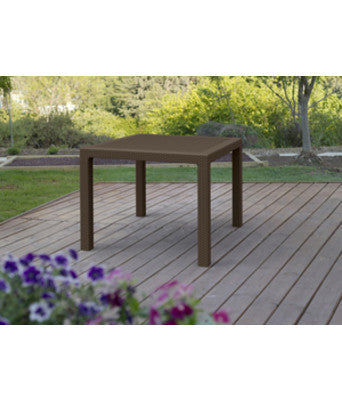 keter tavolo keter melody94 cm 94x94x74h brownmarrone