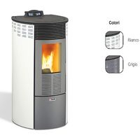 king stufa a pellet king 12 round kw 101 antracite cod 93061