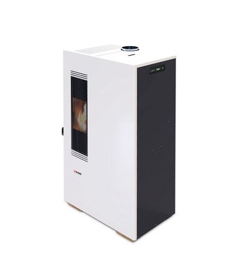king stufa a pellet king mini 5 49 kw bianca wi fi optional ad alta efficienza novita cod 99177