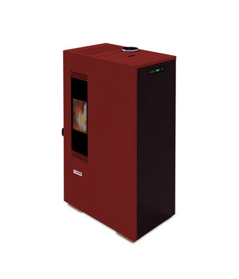 king stufa a pellet king mini 5 49 kw bordeaux wi fi optional ad alta efficienza novita cod 99175