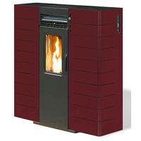 king stufa a pellet king slim 10 kw canalizzata bordeaux cod 17378