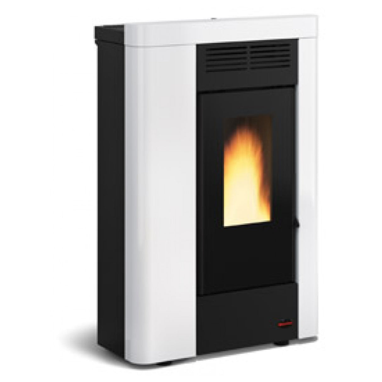la nordica stufa a pellet canalizzata la nordica extraflame modello annabella 8 kw colore bianca codice 88954