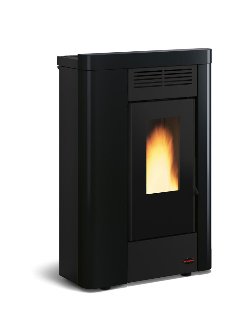 la nordica stufa a pellet canalizzata la nordica extraflame modello annabella 8 kw colore nero