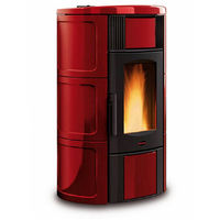 la nordica termostufa a pellet la nordica extraflame mod iside idro 2 0 19 kw bordeaux ean 8055776918280