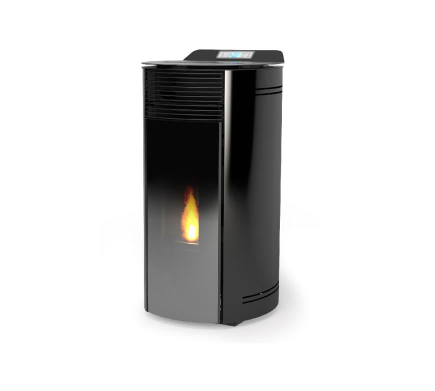 laminox stufa a pellet laminox jessica 7 air colore nero