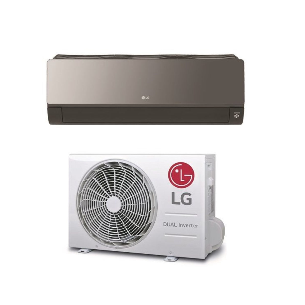 lg climatizzatore condizionatore lg inverter artcool mirror 9000 btu ac09bh r 32 wi fi integrato uv nano voice control classe aa ean 8054144137049
