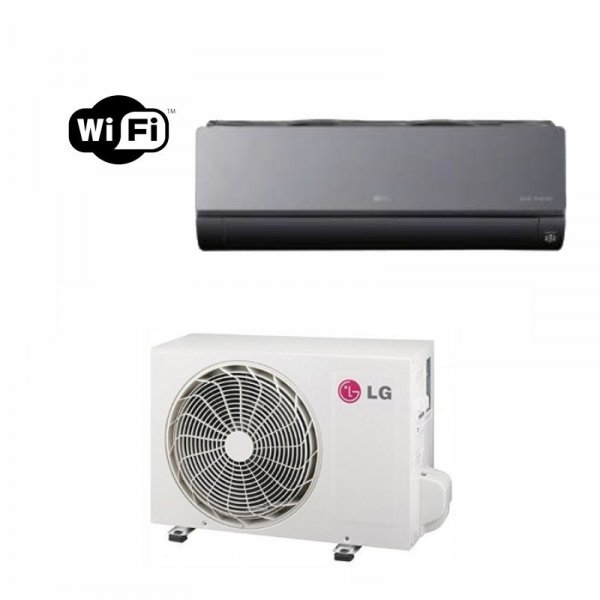 lg climatizzatore condizionatore lg inverter serie artcool 12000 btu ac12bq wi fi r 32 classe aa ean 8059657001475