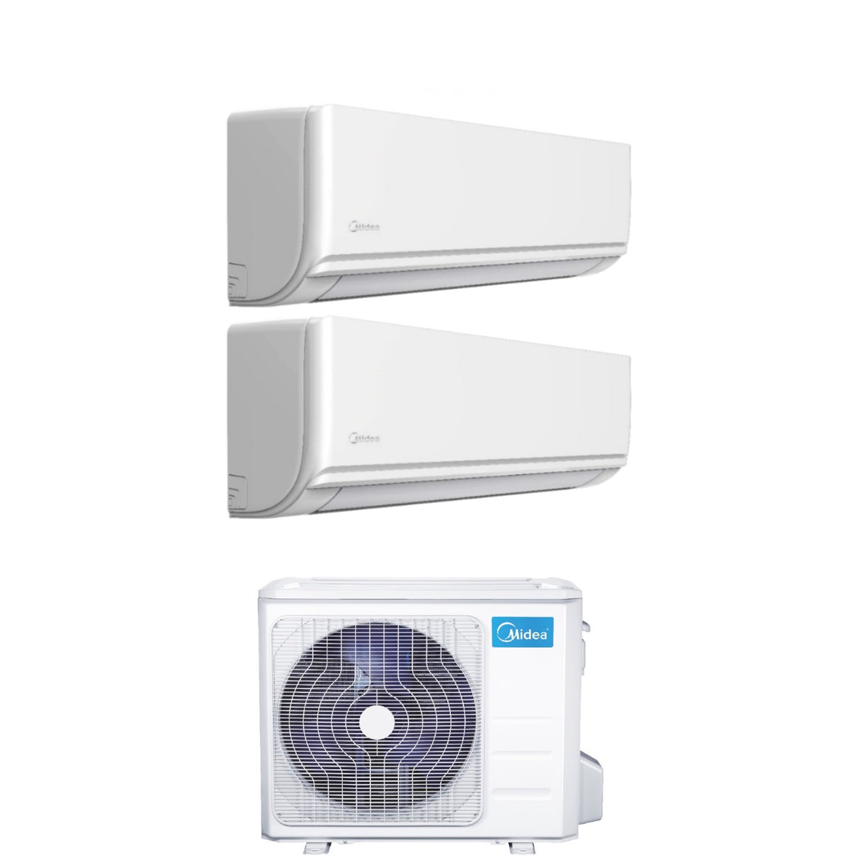 midea climatizzatore condizionatore midea dual split inverter serie exclusive 1818 con m4o 36fn8 q r 32 wi fi optional 1800018000