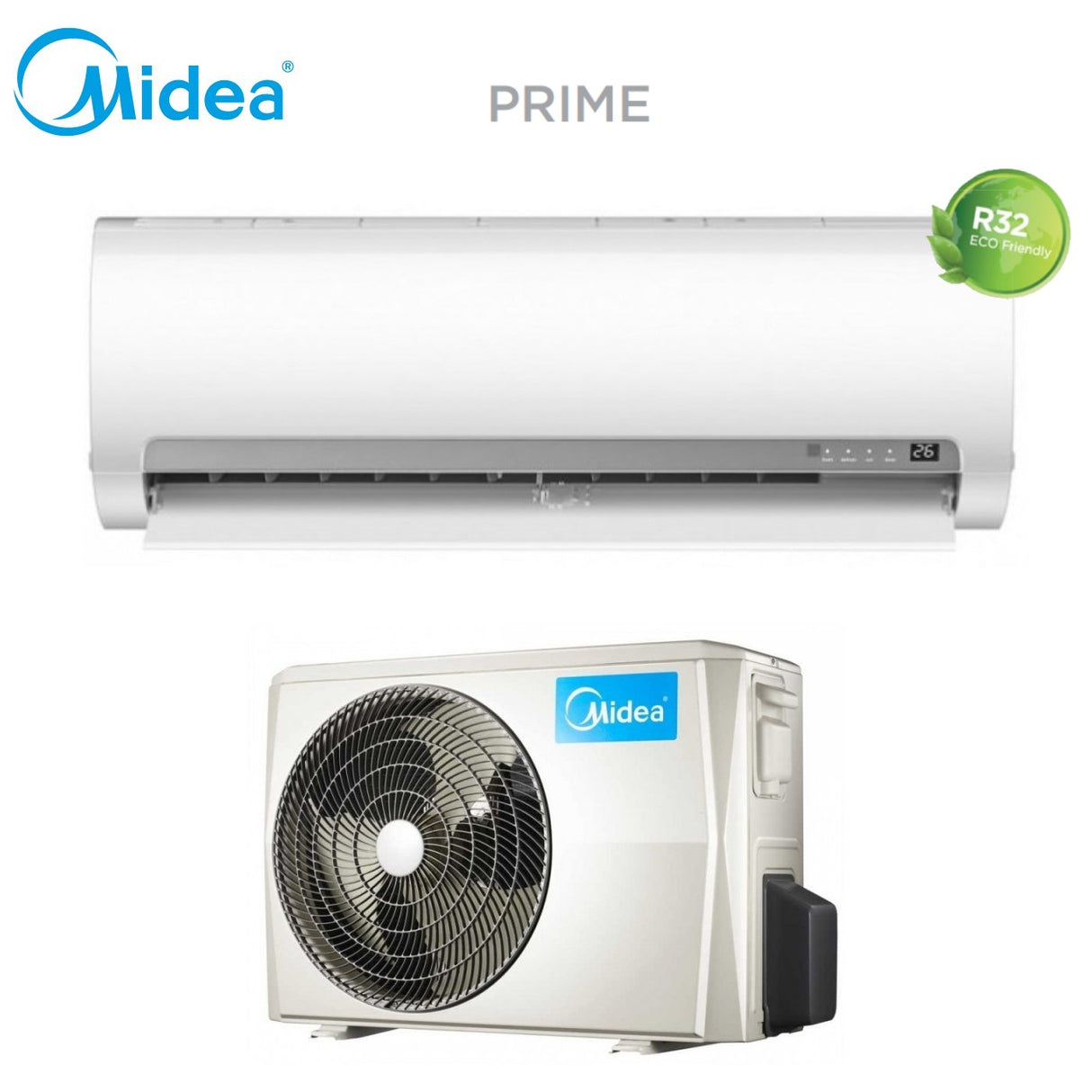 midea climatizzatore condizionatore midea inverter serie prime 9000 btu r 32 classe a ean 8059657004659