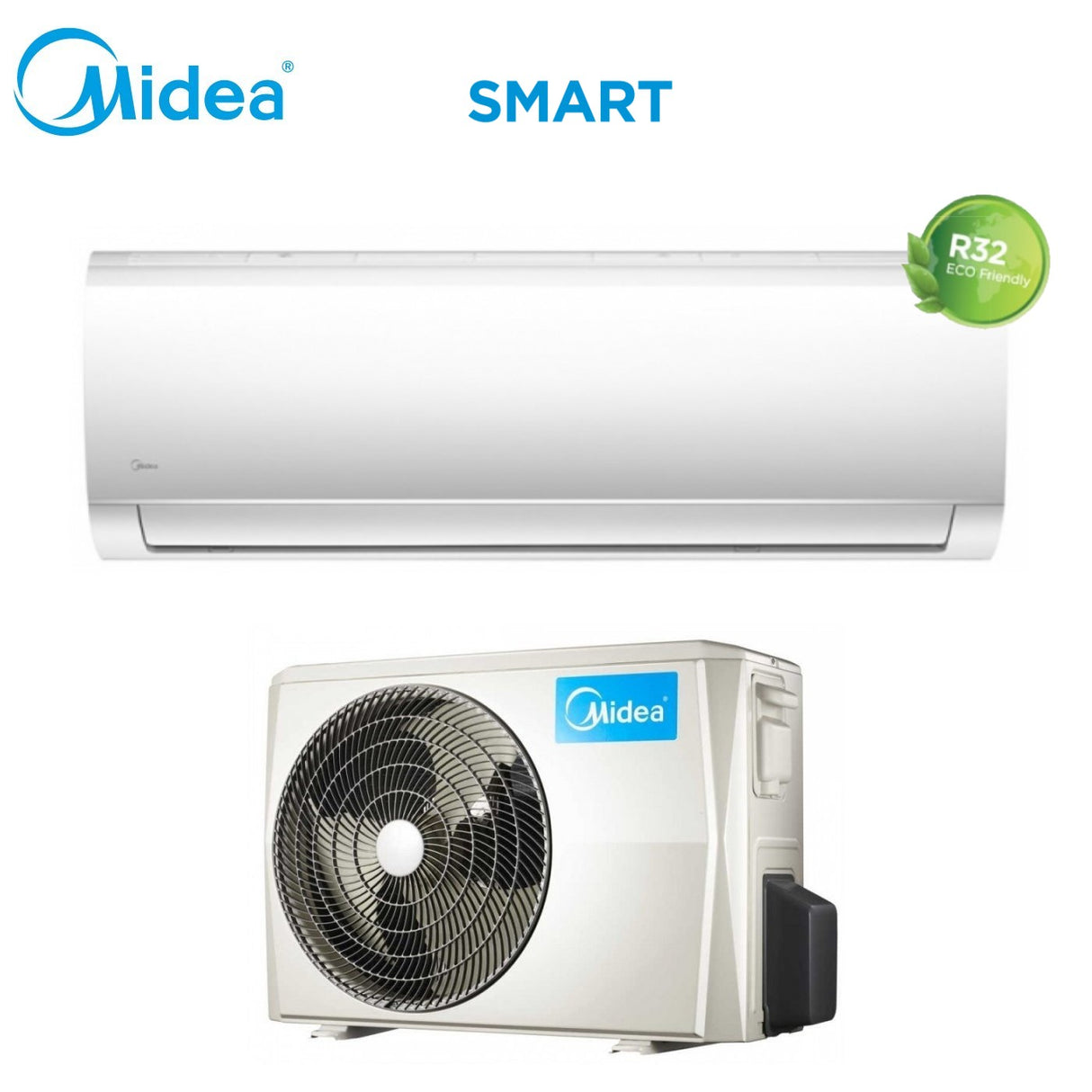 midea climatizzatore condizionatore midea inverter serie smart 12000 btu ma 12nxd0 r 32 classe a ean 8059657006646