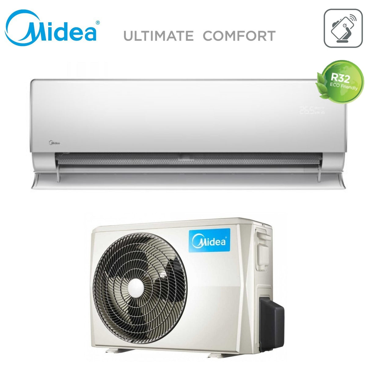 midea climatizzatore condizionatore midea inverter serie ultimate comfort 12000 btu msmtau 12hrfn8 r 32 wi fi integrato