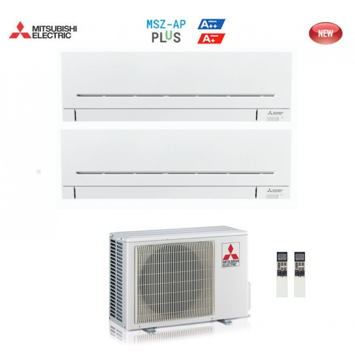 mitsubishi electric climatizzatore condizionatore mitsubishi dual split inverter serie ap 718 mxz 2d53va2 r 410 wi fi optional 700018000 ean 8059657017550