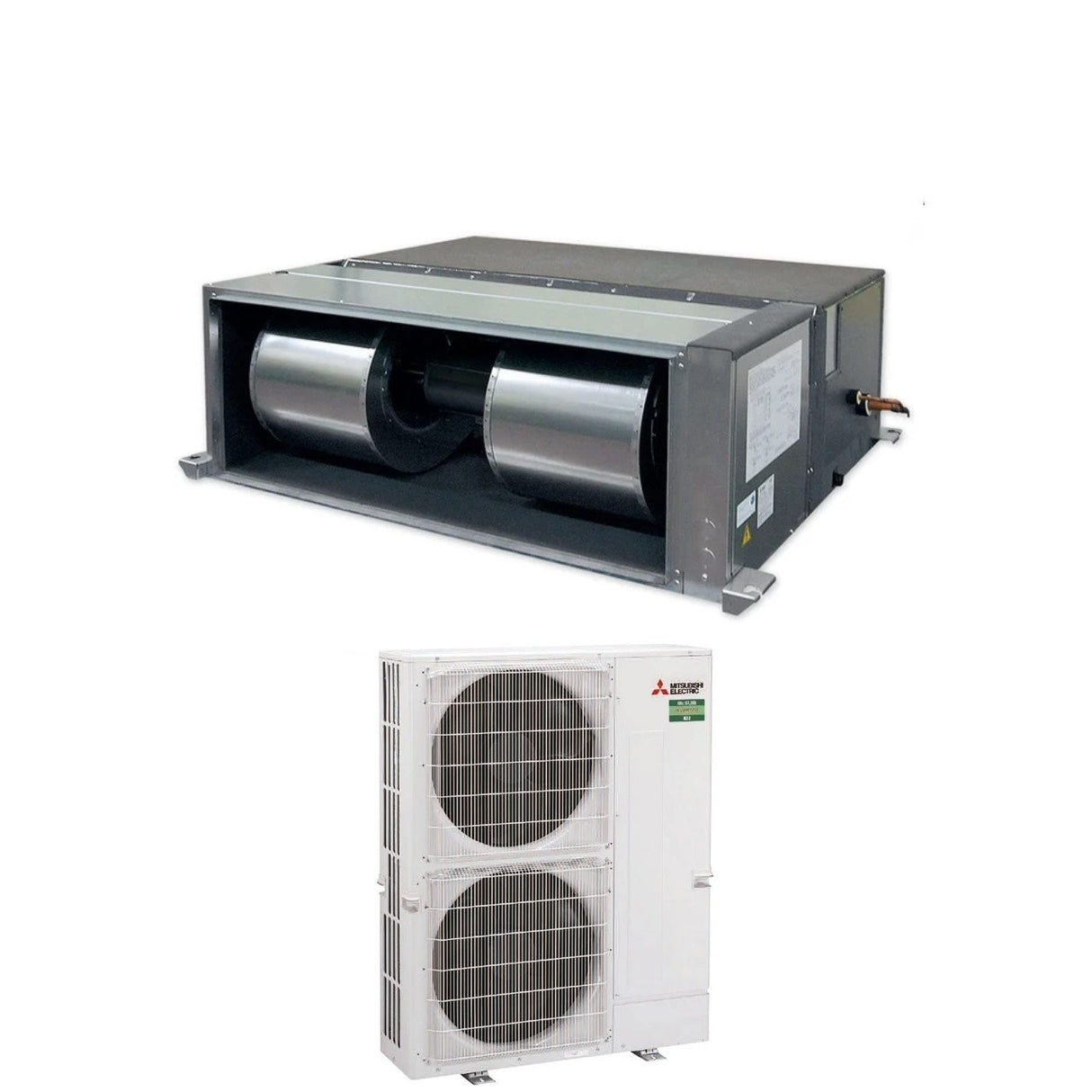 mitsubishi electric climatizzatore condizionatore mitsubishi electric canalizzato canalizzabile power inverter alta prevalenza 85000 btu pea m250la puz m250yka trifase r 32 wi fi optional