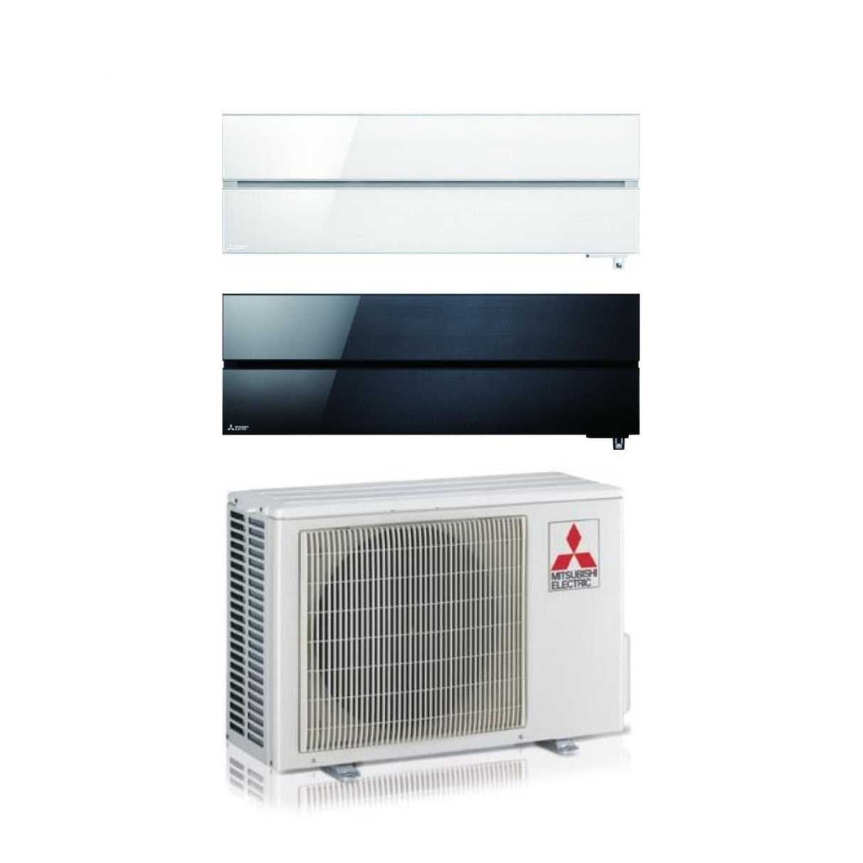 mitsubishi electric climatizzatore condizionatore mitsubishi electric dual split inverter serie kirigamine style msz ln 9000 pearl white 9000 onyx black con mxz 2f33vf r 32 wi fi integrato 99 ean 8059657018298