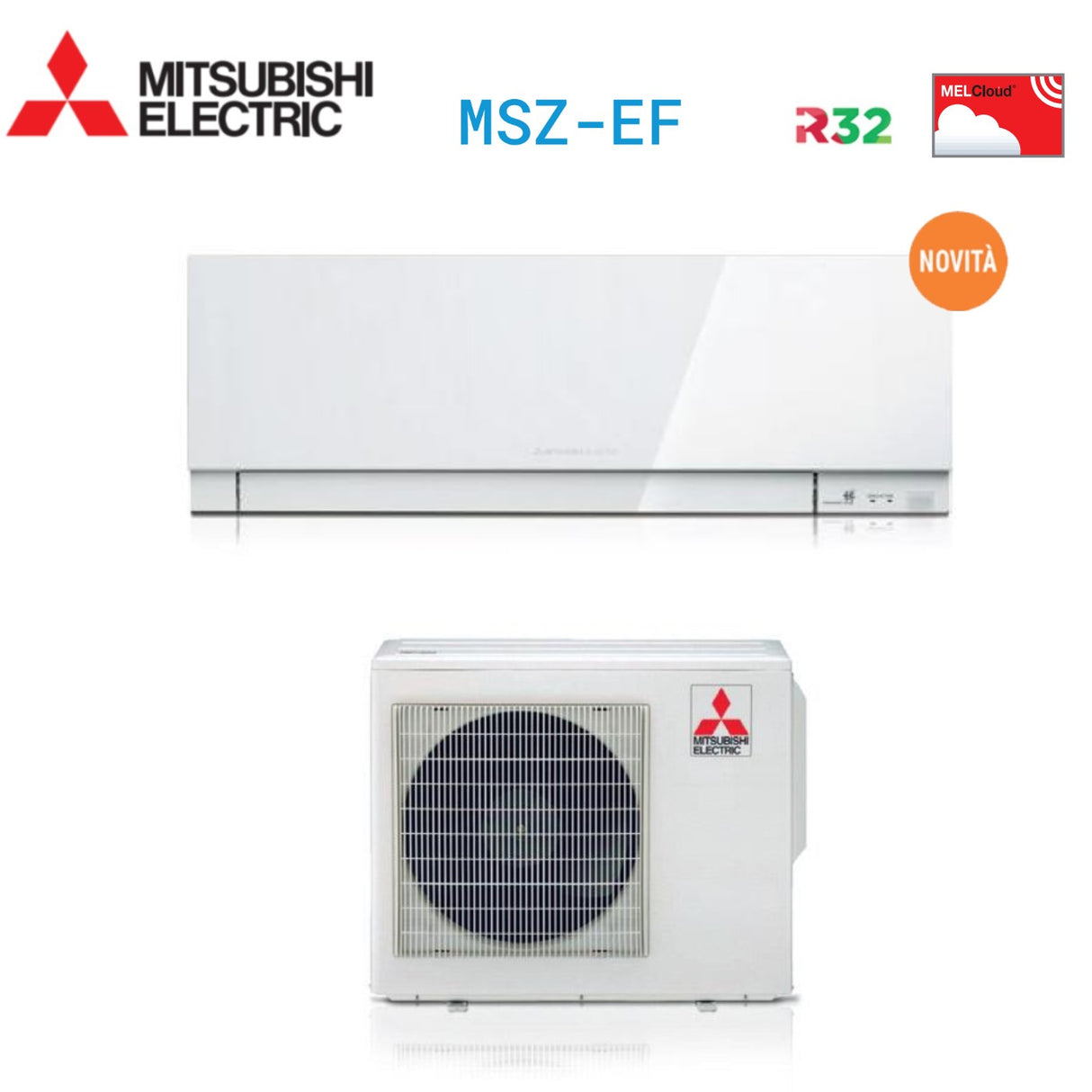 mitsubishi electric climatizzatore condizionatore mitsubishi electric inverter kirigamine zen r 32 white 9000 btu msz ef25vgw bianco a novita ean 8054144137902