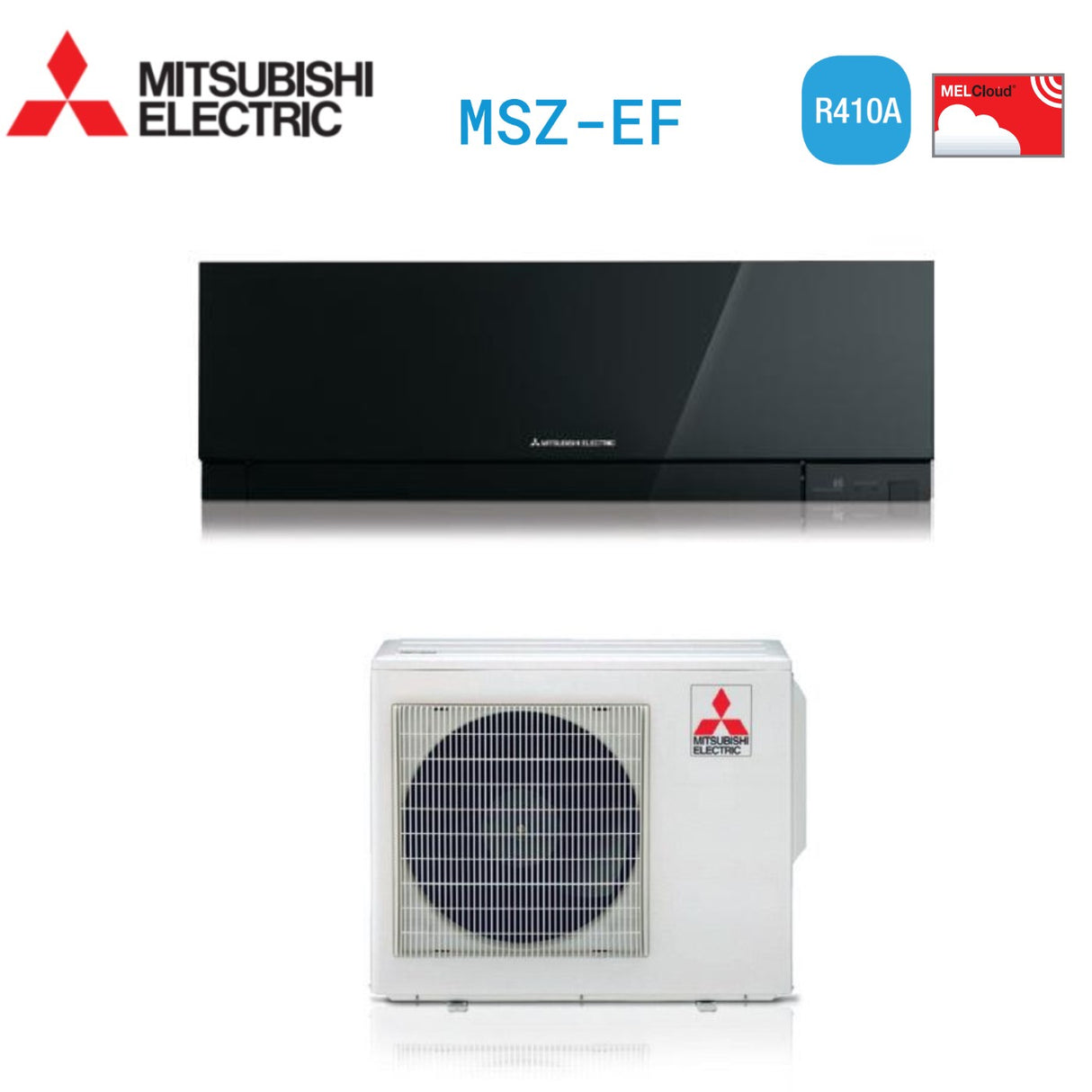 mitsubishi electric climatizzatore condizionatore mitsubishi electric inverter serie kirigamine zen 12000 btu msz ef35ve3b black r 410 classe a nero ean 8059657009302