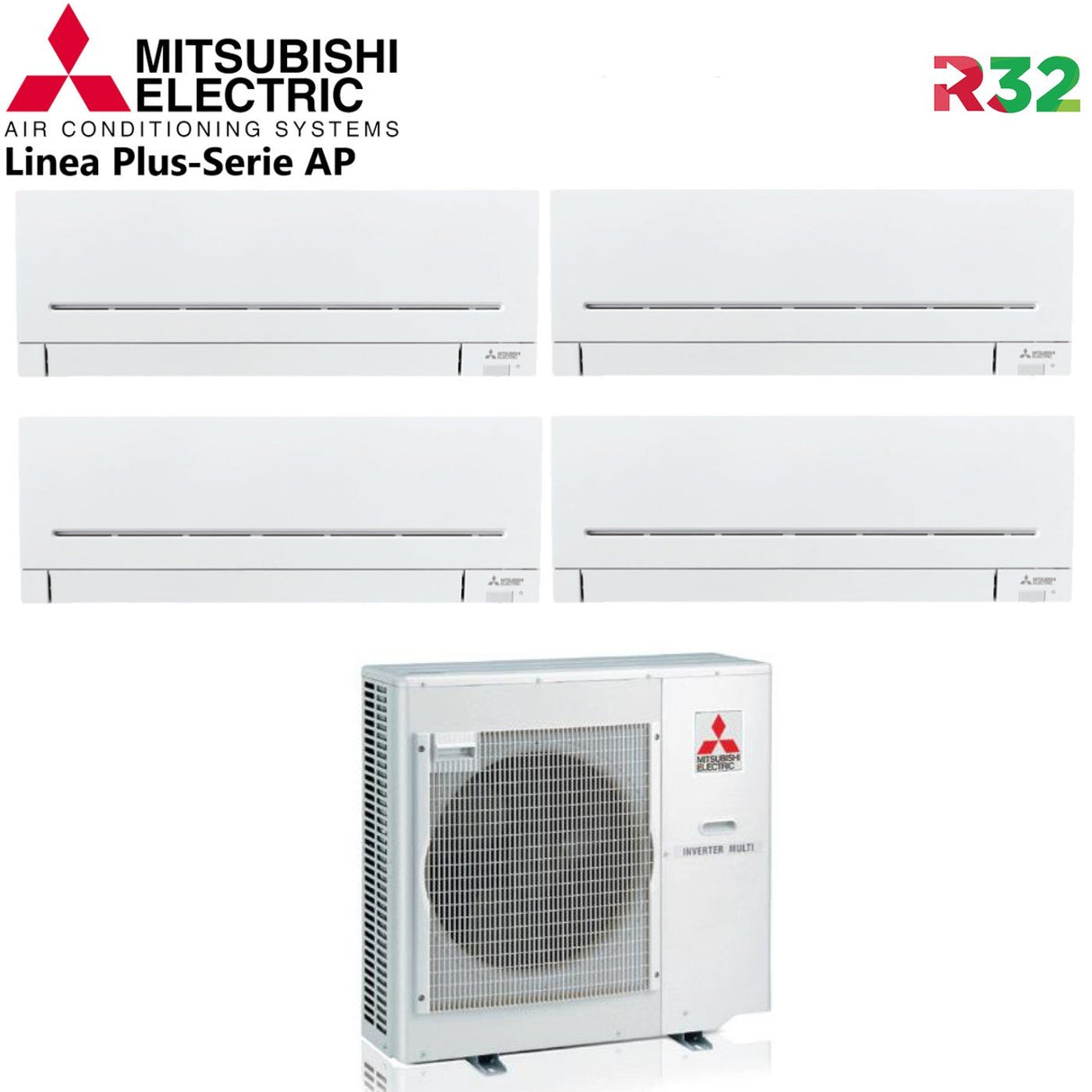 mitsubishi electric climatizzatore condizionatore mitsubishi electric quadri split inverter serie ap 99912 con mxz 4f72vf r 32 wi fi optional 90009000900012000
