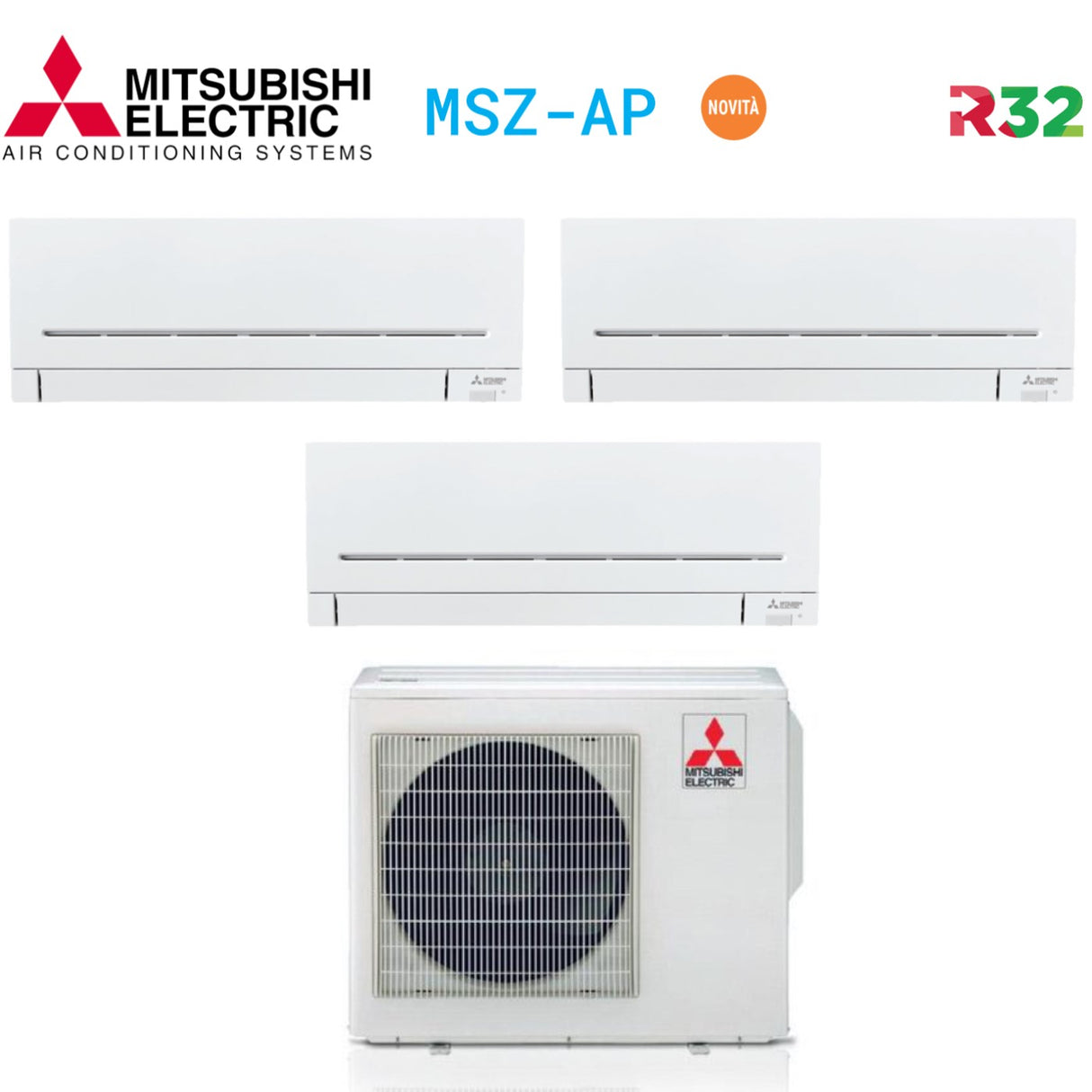 mitsubishi electric climatizzatore condizionatore mitsubishi electric trial split inverter serie ap 9912 con mxz 3f68vf r 32 wi fi optional modello plus 9000900012000