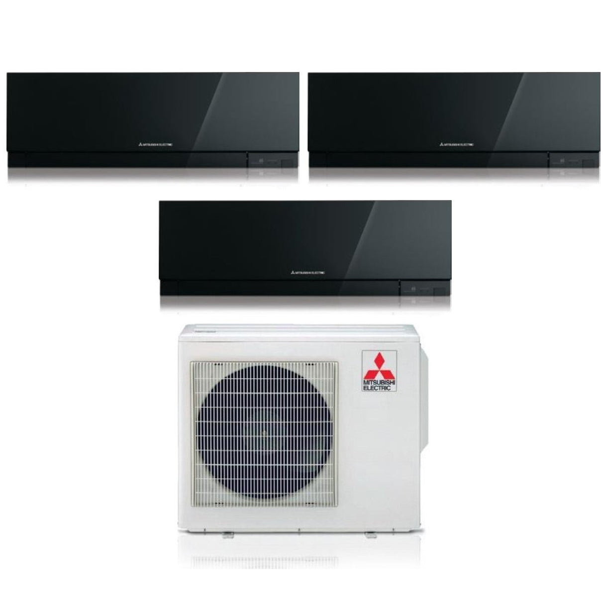 mitsubishi electric climatizzatore condizionatore mitsubishi electric trial split inverter serie kirigamine zen black msz ef 121218 con mxz 3f68vf r 32 wi fi integrato colore nero 120001200018000