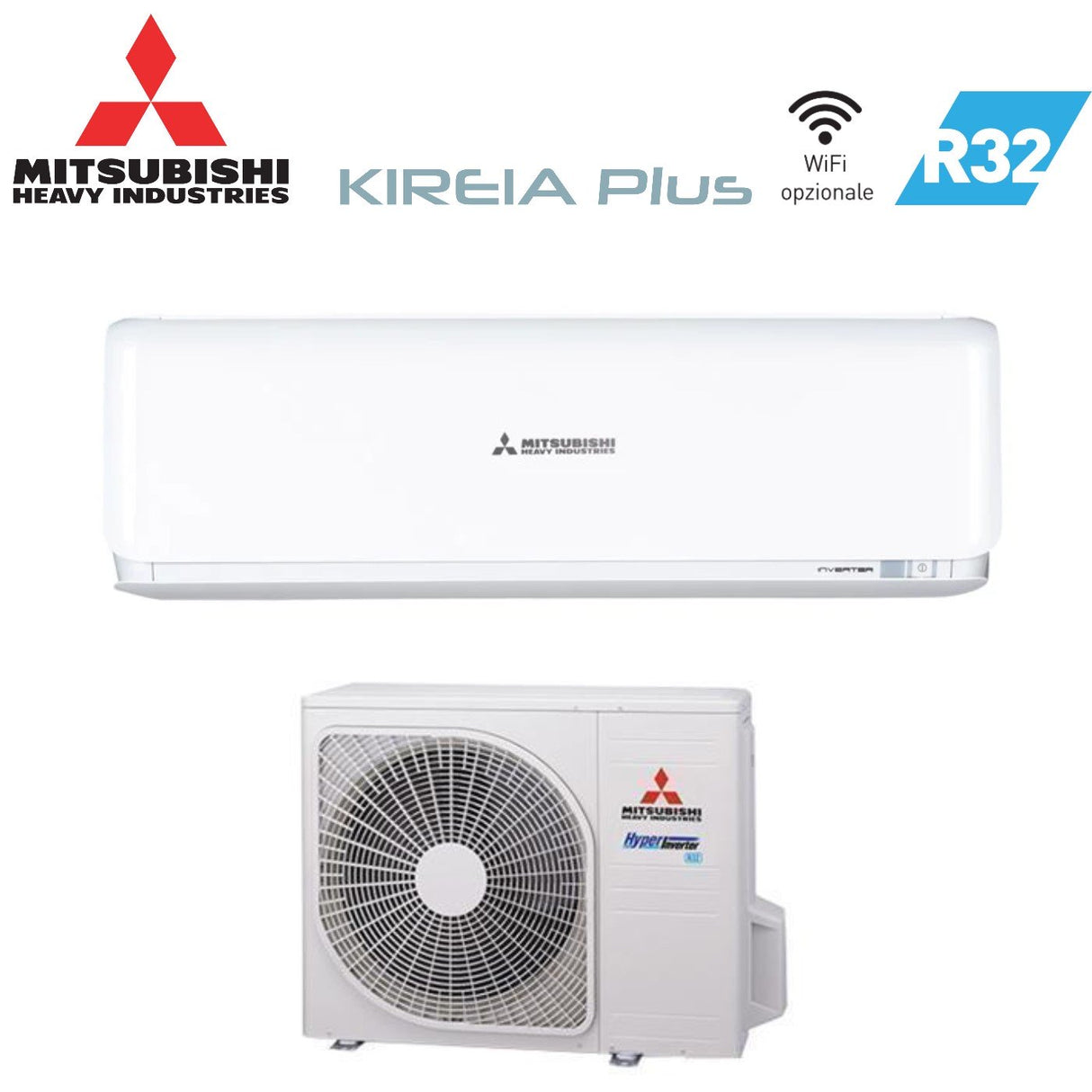 mitsubishi heavy industries climatizzatore condizionatore mitsubishi heavy industries inverter serie kireia plus white 21000 btu srk60zsx w r 32 wi fi optional colore bianco a