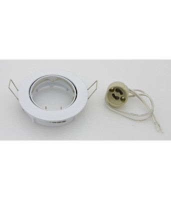 no brand 10 faretti dik fix 12230v da incasso fissi x lampade led o alogene gu10 bianco