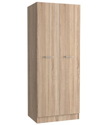 no brand armadio 2 ante cm 74x52x184h rovere