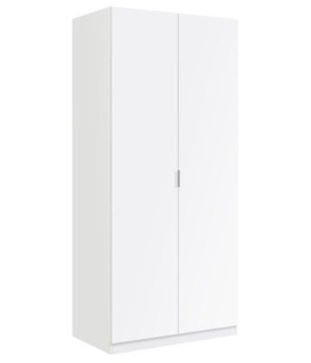 no brand armadio 2 ante cm 81x52x180h bianco 95015