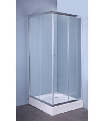 no brand box doccia 70x70 cm modello iglo4 cristallo trasparente da 4 mm