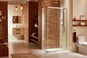 no brand box doccia cristallo trasparente 6 mm 80x100 cm modello lusso