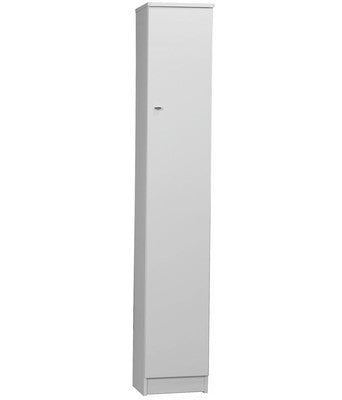 no brand colonna mobile bagno 1 anta cm 31x34x183h 313tl bianco laccato