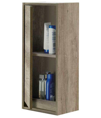 no brand colonna mobile bagno dakota 1 anta cm 30x26x74h rovere