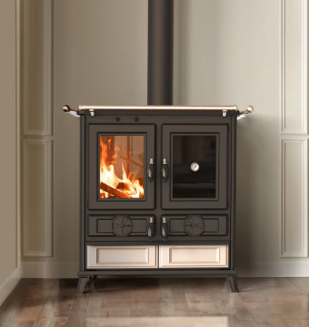 no brand cucina a legna thermorossi modello violetta colore beige