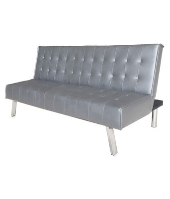 no brand divano letto speed pu grigio piombo