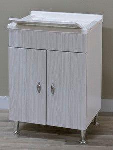 no brand lavatoio antonella 60x50 con sifone colore bianco portuna