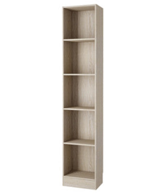 no brand libreria 5 piani working cm 41x27x203h 71775ak quercia