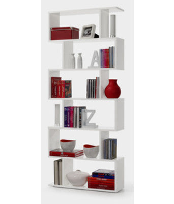 no brand libreria athena cm 80x25x192h bianca