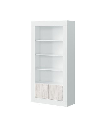 no brand libreria baltik 2 ante 4 piani cm 94x35x181h