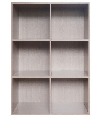 no brand libreria cubo 6 vani cm 61x30x91h frassino