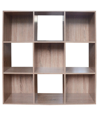 no brand libreria cubo 9 vani cm 91x30x91h rovere