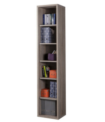 no brand libreria disegno 6 piani cm 36x44x217h rovere
