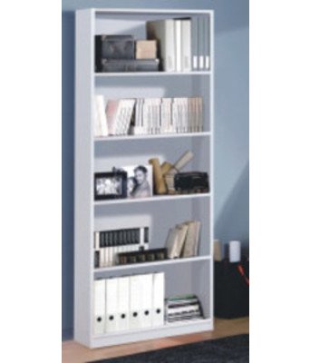 no brand libreria stylus cm 80x28x201h bianco