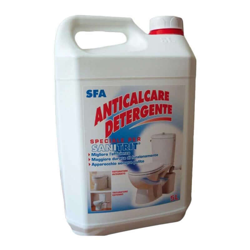 no brand liquido anticalcare sanitrit per pulizia trituratori tanica da 5 l
