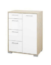 no brand mobile 1 anta 4 cassetti cm 70x43x92 79938akuu bianco