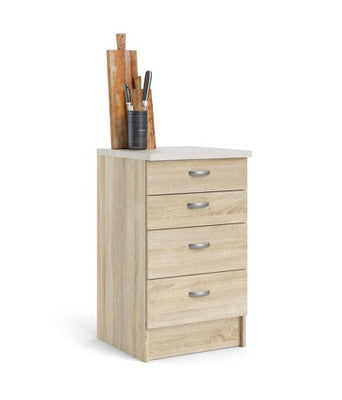 no brand mobile cucina 4 cassetti 45521 ak lz legno